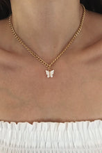 Load image into Gallery viewer, White Butterfly Necklace