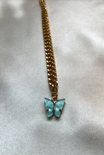 Load image into Gallery viewer, Celeste Blue Butterfly Necklace